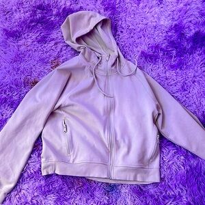 Beige sweatshirt with a hood. OLD NAVY